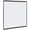 Image de Écran de projection mural - vidaXL - 72 pouces - 1:1 - Blanc mat - Polyester - 130x130 cm - Montage mural - Portable