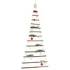 Image de Sapin De Noël Suspendu Avec Étoile Supérieure 86 X 180 Cm Branche Naturelle Vidaxl