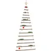Image de Sapin De Noël Suspendu Avec Étoile Supérieure 100 X 210 Cm Branche Naturelle Vidaxl