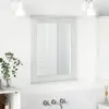 Image de Miroir Vigo Blanc Antique 55,5 X 5 X 70 Cm Bois De Pin Massif Vidaxl