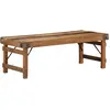 Image de Table Basse Marron 110 X 55 X 40 Cm Bois Recyclé Solide Vidaxl