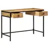 Image de Vidaxl bureau d'écriture avec tiroir marron 105 x 50 x 75 cm