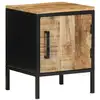 Image de Vidaxl cabinet de chevet marron et noir 30 x 30 x 40 cm