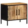 Image de Vidaxl cabinet de chevet 2 pcs marron et noir 50 x 30 x 45 cm