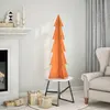 Image de Arbre De Noël En Bois Pour Décoration 112 Cm Bois De Pin Massif Vidaxl