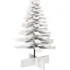 Image de Arbre De Noël En Bois Pour Décoration Blanc 80 Cm Pin Massif Vidaxl