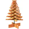 Image de Arbre De Noël En Bois Pour Décoration 80 Cm Bois De Pin Massif Vidaxl