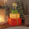 Image de vidaXL Boîte-cadeau de décoration de Noël 250 LED blanc chaud 4019487