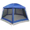 Image de Vidaxl tente de piscine moustiquaire amovible parois maille bleu azur