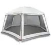 Image de Vidaxl tente piscine toit amovible parois maille gris 512x458 cm