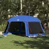 Image de vidaXL Tente de piscine moustiquaire amovible parois maille bleu azur tente bleue tente de jardin abri de jardin tente 4100628
