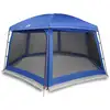 Image de Vidaxl tente de piscine moustiquaire amovible parois maille bleu azur