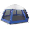Image de Vidaxl tente de piscine moustiquaire amovible parois maille bleu azur