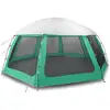 Image de Vidaxl tente piscine toit amovible parois maille vert d'eau 612x612 cm
