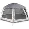 Image de Vidaxl tente piscine toit amovible parois maille gris 612x612 cm