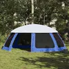 Image de vidaXL Tente de piscine moustiquaire amovible parois maille bleu azur tente bleue tente de jardin abri de jardin tente 4100640