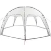 Image de Tente de réception imperméable - vidaXL - 525x525x255 cm - Gris - Polyester avec revêtement PU - Imperméable