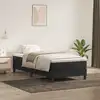 Image de Sommier À Lattes De Lit Sans Matelas Noir 80x220 Cm Velours Vidaxl