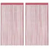 Image de Rideau En Fils 2 Pcs 140 X 250 Cm Rose Vidaxl