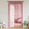 Image de vidaXL Rideau en fils 2 pcs 140 x 250 cm rose rideau à franges rideau à passe-tringle rideau à franges à fils rideau à 4102042
