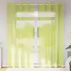Image de Rideaux En Voile Avec  illets 2 Pcs Vert Pomme 140x245 Cm Vidaxl