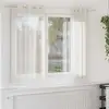 Image de Rideaux En Voile Avec  illets 2 Pcs Crème 140x175 Cm Vidaxl