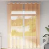 Image de vidaXL Rideaux en voile avec oeillets 2 pcs orange 140x260 cm 4102093