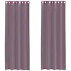 Image de Rideaux En Voile Avec  illets 2 Pcs Violet 140x300 Cm Vidaxl