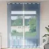 Image de Rideaux En Voile Avec  illets 2 Pcs Bleu Royal Vidaxl