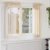 Image de Rideaux En Voile Avec  illets 2 Pcs Sable Vidaxl