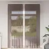 Image de Rideaux En Voile Avec Passe-tringles 2 Pcs Marron Vidaxl