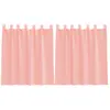 Image de Rideaux En Voile Avec Passe-tringles 2 Pcs Rose Vidaxl