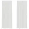 Image de Vidaxl rideaux en voile avec passe-tringles 2 pcs blanc