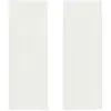 Image de Rideaux En Voile Avec Passe-tringles 2 Pcs Blanc Vidaxl