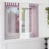Image de Rideaux En Voile Avec Boucles 2 Pcs Violet 140x140 Cm Vidaxl