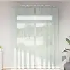 Image de Rideaux En Voile Avec Boucles 2 Pcs Gris Clair 140x260 Cm Vidaxl