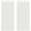 Image de Rideaux En Voile Avec Boucles 2 Pcs Blanc 140x260 Cm Vidaxl