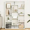 Image de vidaXL Bibliothèque blanc 102x29x143 cm bois dingénierie 3310298