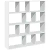 Image de Vidaxl bibliothèque blanc 132x29x141,5 cm bois d'ingénierie