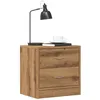 Image de vidaXL Tables de chevet 2 pcs chêne artisanal bois dingénierie armoire meubles de chambre à coucher support de 855927
