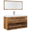 Image de vidaXL Ensemble de meubles salle de bain 2 pcs bois dingénierie 856388