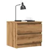 Image de vidaXL Table de chevet chêne artisanal 50x40x43.5 cm bois d’ingénierie 856520