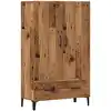 Image de Buffet Haut Vieux Bois 70x31x115 Cm Bois D'ingénierie Vidaxl