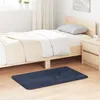 Image de vidaXL Tapis Shaggy à poils longs bleu marine 60x100 cm polyester tapis tapis de chambre tapis moderne tapis de salon 4102811