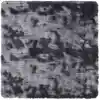 Image de Tapis Shaggy À Poils Longs Navarra Gris Foncé 240x240 Cm Vidaxl