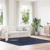 Image de vidaXL Tapis shaggy à poils longs bleu marine 240x240 cm polyester tapis tapis de chambre tapis moderne tapis de salon 4102891