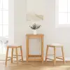 Image de Chaises De Bar Avec Coussins 2 Pcs Bois Massif D'hévéa Vidaxl