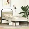 Image de Tête De Lit De Remplacement Chêne Sonoma 75 Cm Acier Et Bois D'ingénierie Vidaxl