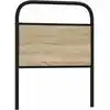 Image de Tête De Lit De Remplacement Chêne Sonoma 80 Cm Acier Et Bois D'ingénierie Vidaxl