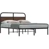Image de Cadre De Lit Sans Matelas 120x190 Cm Chêne Marron Vidaxl